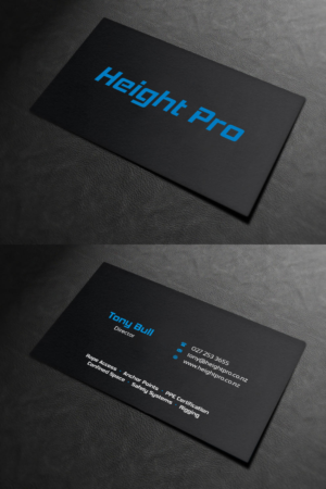 Business Card Design by INDIAN_Ashok for Height Pro Ltd | Design: #18282361