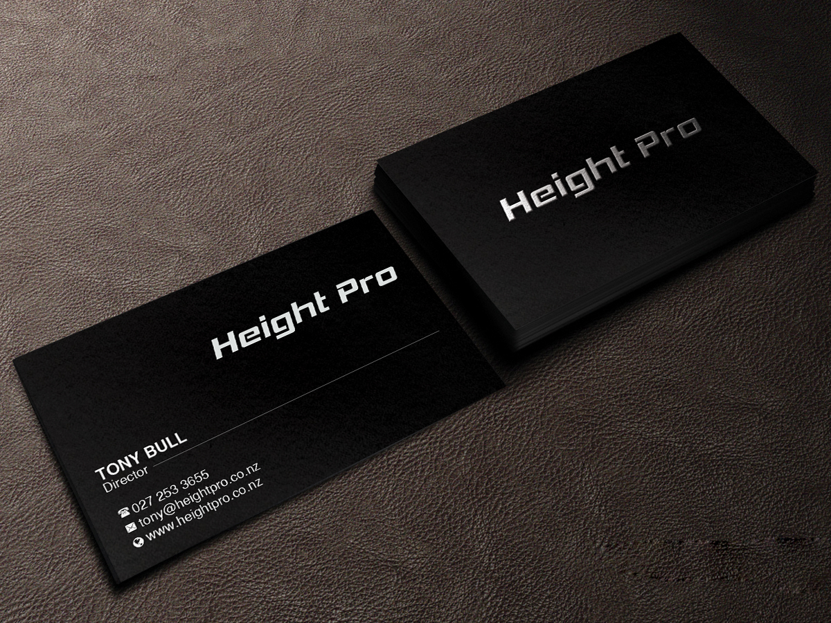 Business Card Design by Creations Box 2015 for Height Pro Ltd | Design #18293600