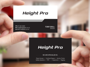 Business Card Design by Creations Box 2015 for Height Pro Ltd | Design: #18293607