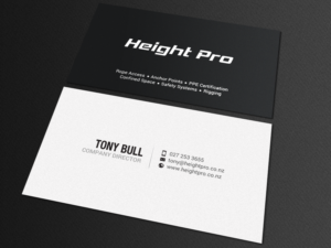 Business Card Design by chandrayaan.creative for Height Pro Ltd | Design #18297233