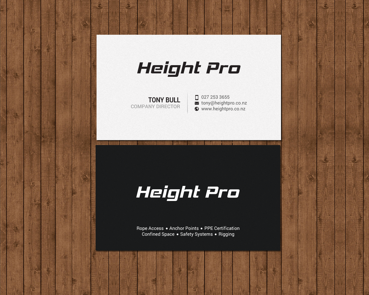 Visitenkarten-Design von chandrayaan.creative für Height Pro Ltd | Design #18297236