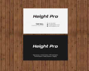 Business Card Design by chandrayaan.creative for Height Pro Ltd | Design: #18297236