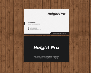 Business Card Design by chandrayaan.creative for Height Pro Ltd | Design: #18297249