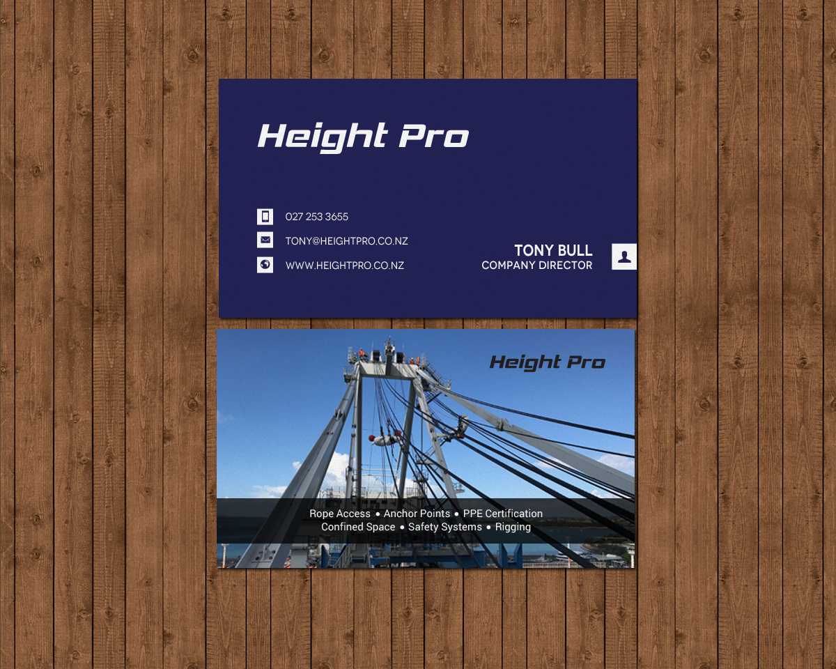 Visitenkarten-Design von chandrayaan.creative für Height Pro Ltd | Design #18297264