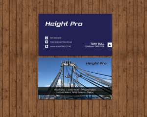 Business Card Design by chandrayaan.creative for Height Pro Ltd | Design: #18297264