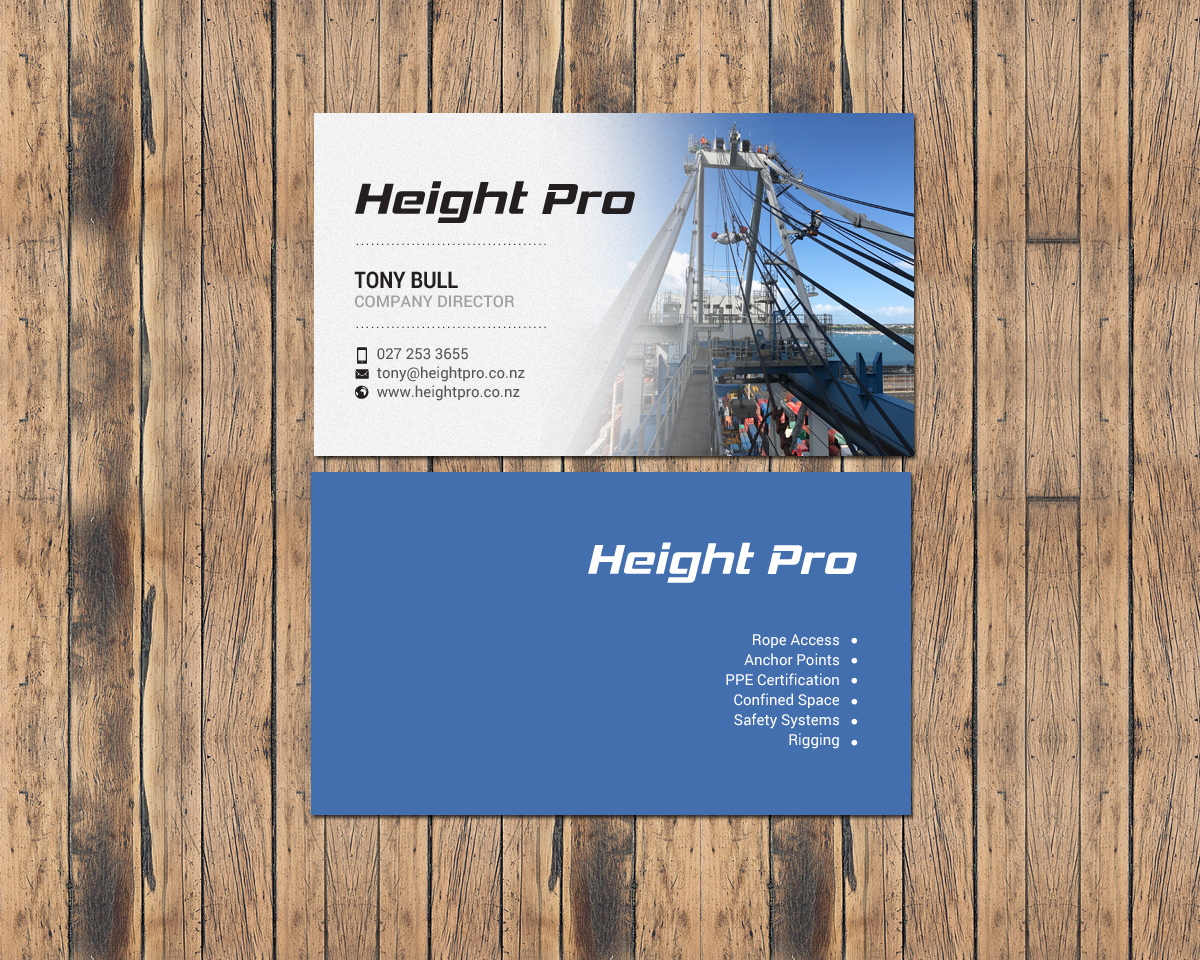 Visitenkarten-Design von chandrayaan.creative für Height Pro Ltd | Design #18297271