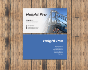 Business Card Design by chandrayaan.creative for Height Pro Ltd | Design: #18297271