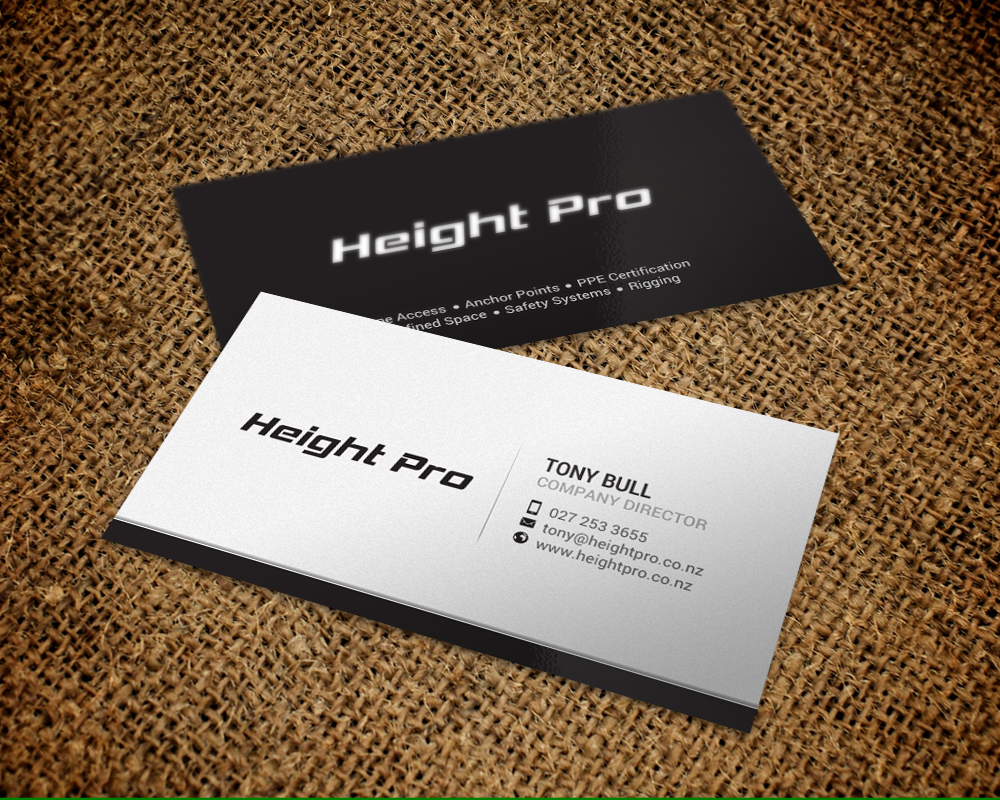 Visitenkarten-Design von chandrayaan.creative für Height Pro Ltd | Design #18297272