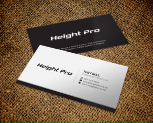 Business Card Design by chandrayaan.creative for Height Pro Ltd | Design: #18297272