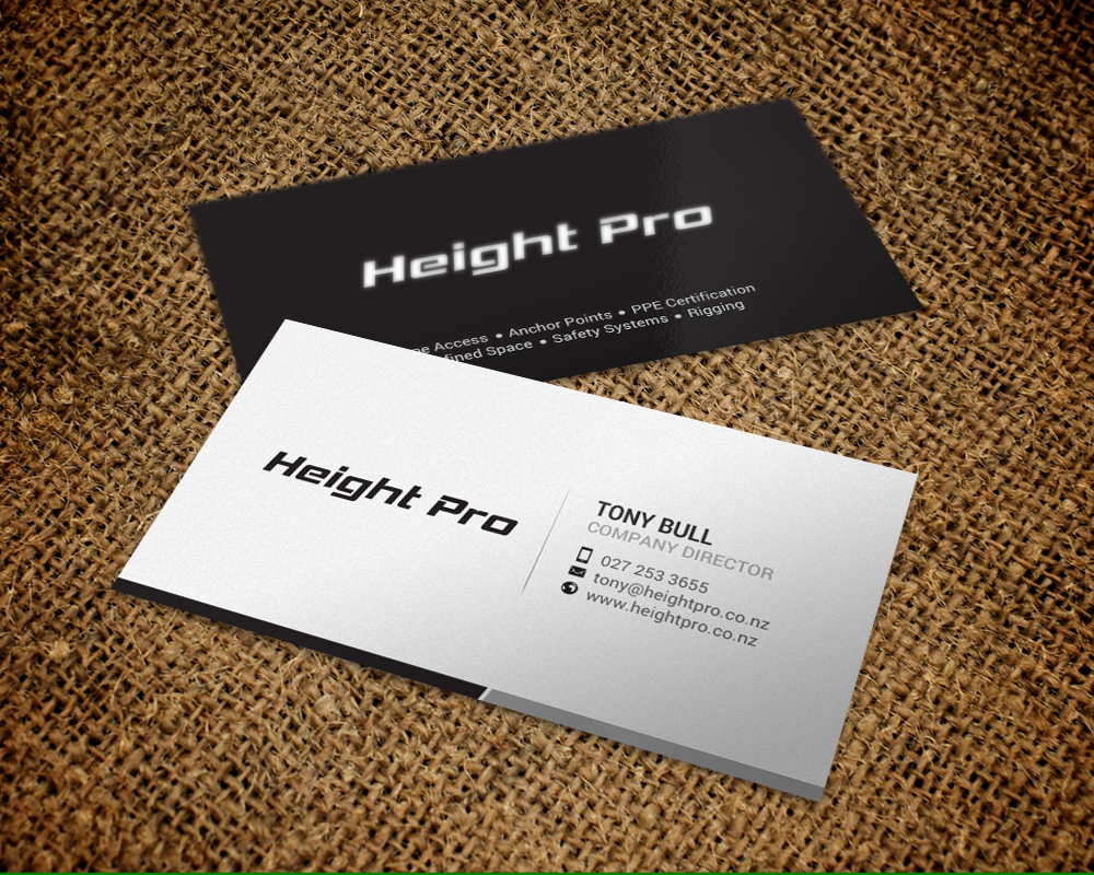 Visitenkarten-Design von chandrayaan.creative für Height Pro Ltd | Design #18297273