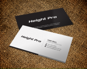 Business Card Design by chandrayaan.creative for Height Pro Ltd | Design: #18297273