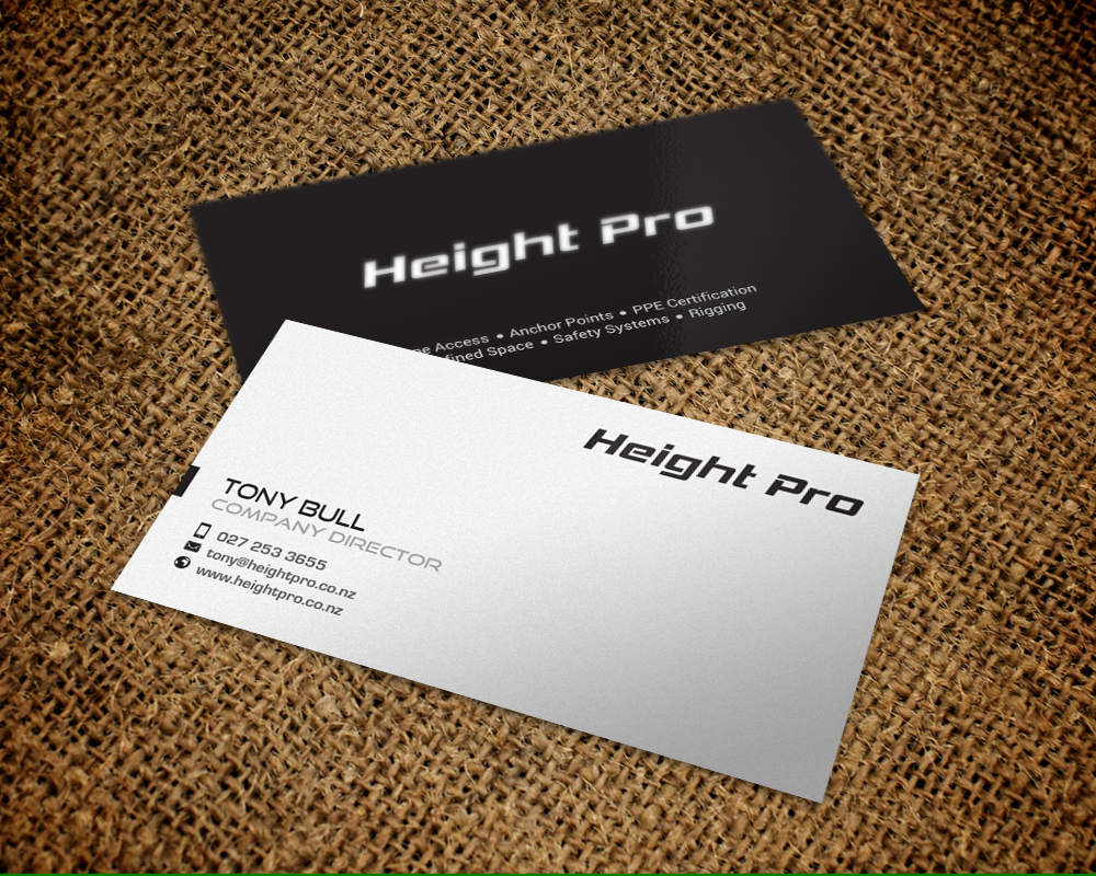 Visitenkarten-Design von chandrayaan.creative für Height Pro Ltd | Design #18297276