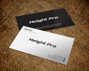 Business Card Design by chandrayaan.creative for Height Pro Ltd | Design: #18297285