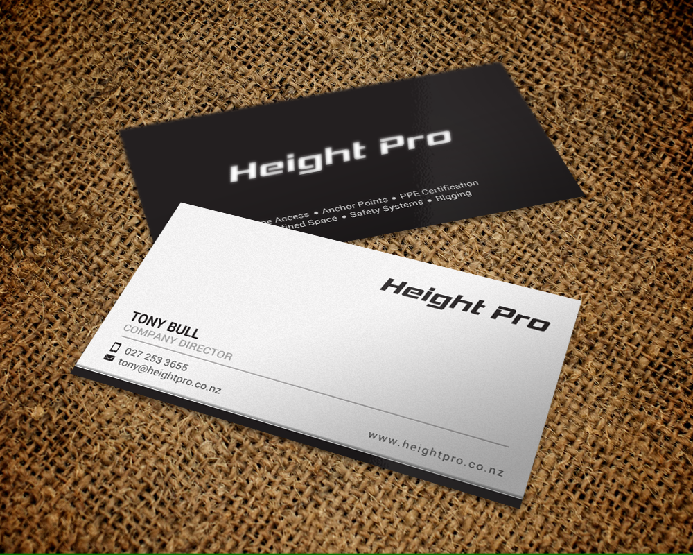 Visitenkarten-Design von chandrayaan.creative für Height Pro Ltd | Design #18297286