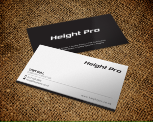 Business Card Design by chandrayaan.creative for Height Pro Ltd | Design: #18297286