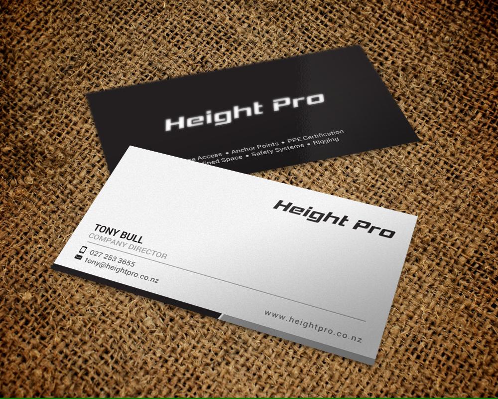 Visitenkarten-Design von chandrayaan.creative für Height Pro Ltd | Design #18297288