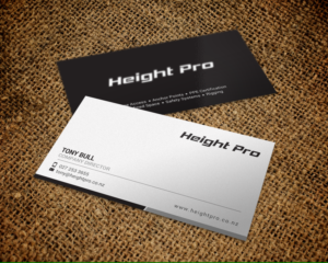Business Card Design by chandrayaan.creative for Height Pro Ltd | Design: #18297288