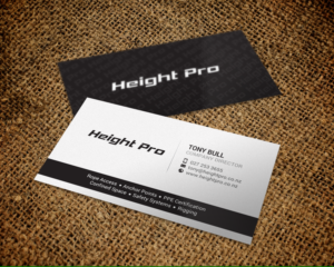Business Card Design by chandrayaan.creative for Height Pro Ltd | Design: #18297290