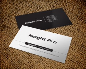 Business Card Design by chandrayaan.creative for Height Pro Ltd | Design: #18297295