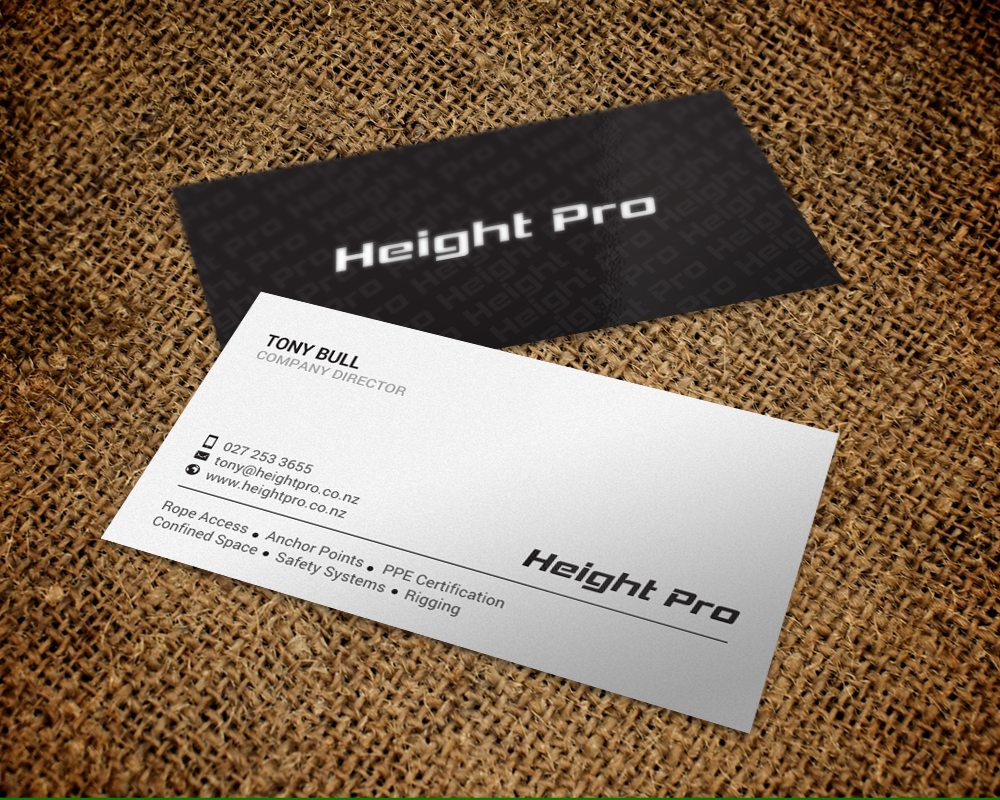 Visitenkarten-Design von chandrayaan.creative für Height Pro Ltd | Design #18297296