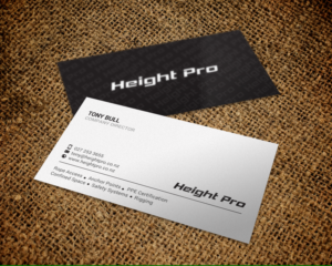 Business Card Design by chandrayaan.creative for Height Pro Ltd | Design: #18297296