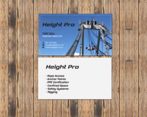 Business Card Design by chandrayaan.creative for Height Pro Ltd | Design: #18299593