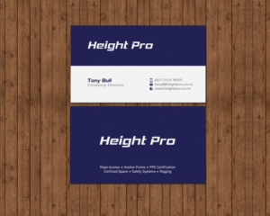 Business Card Design by chandrayaan.creative for Height Pro Ltd | Design: #18299618