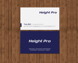 Business Card Design by chandrayaan.creative for Height Pro Ltd | Design: #18299619