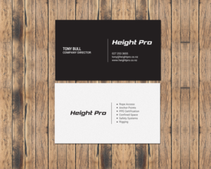 Business Card Design by chandrayaan.creative for Height Pro Ltd | Design: #18299646
