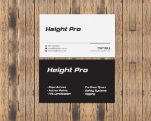 Business Card Design by chandrayaan.creative for Height Pro Ltd | Design: #18299647