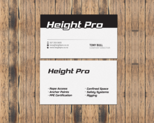 Business Card Design by chandrayaan.creative for Height Pro Ltd | Design: #18299648