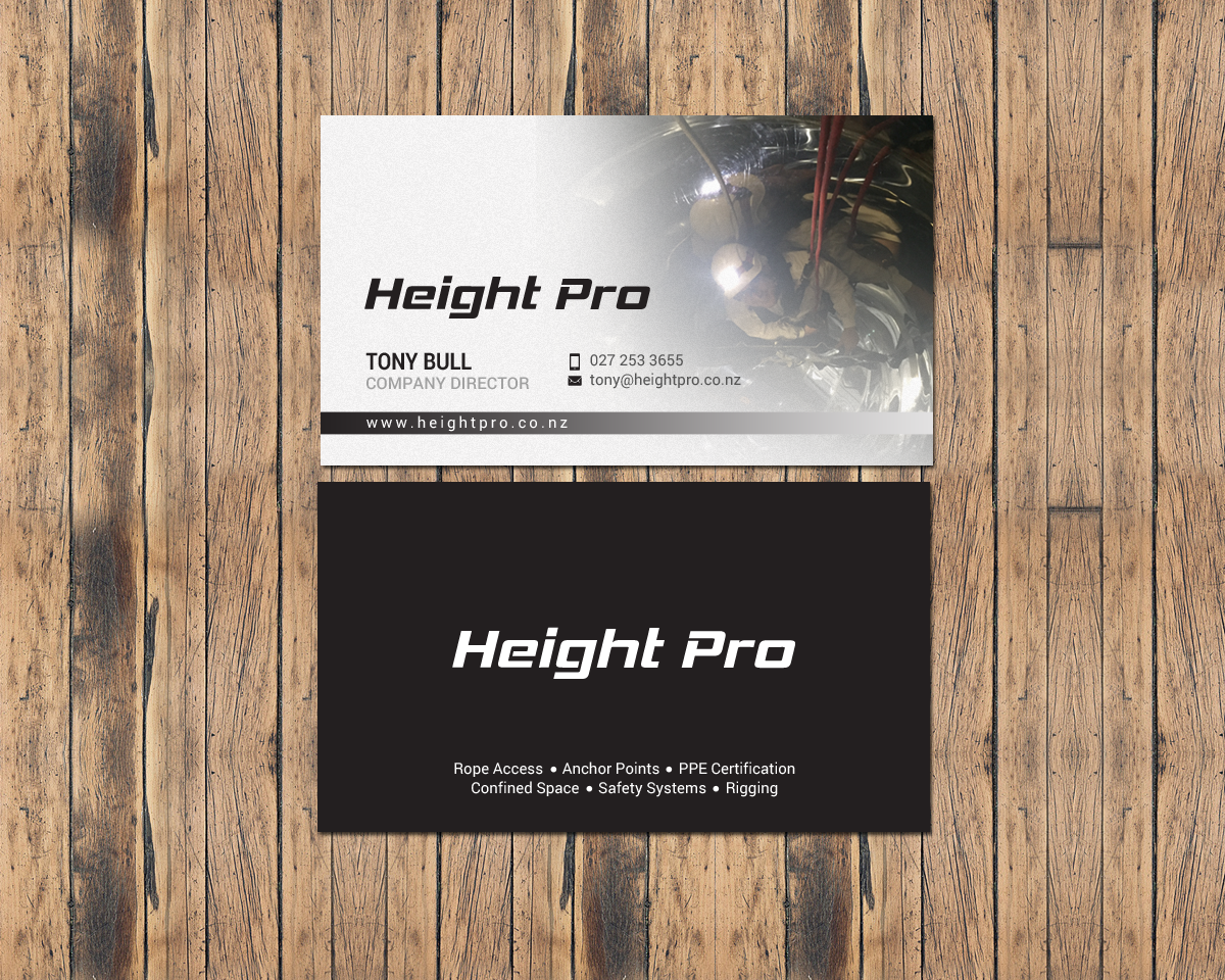 Visitenkarten-Design von chandrayaan.creative für Height Pro Ltd | Design #18299649