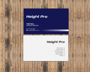 Business Card Design by chandrayaan.creative for Height Pro Ltd | Design: #18299658