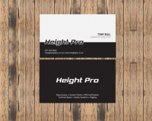 Business Card Design by chandrayaan.creative for Height Pro Ltd | Design: #18299659