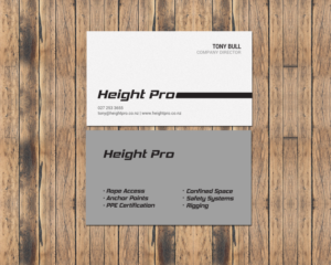 Business Card Design by chandrayaan.creative for Height Pro Ltd | Design: #18299660