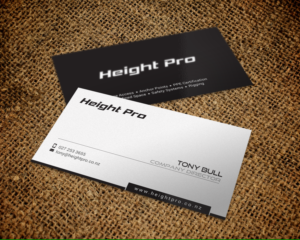 Business Card Design by chandrayaan.creative for Height Pro Ltd | Design: #18299663