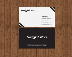 Business Card Design by chandrayaan.creative for Height Pro Ltd | Design: #18299676