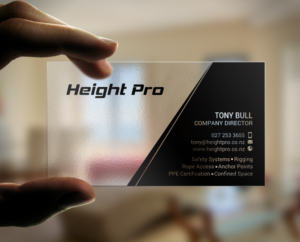 Height Pro Business Cards | Design de Carte de Visite par chandrayaan.creative