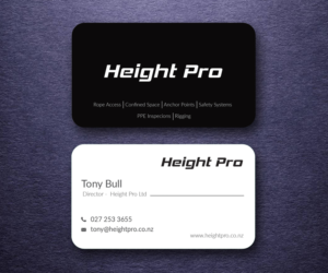 Business Card Design by M6G for Height Pro Ltd | Design: #18303731