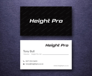 Business Card Design by M6G for Height Pro Ltd | Design: #18303803