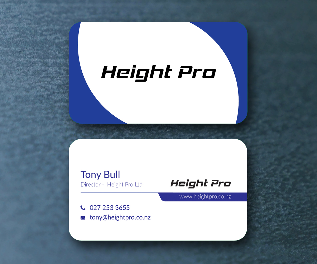 Business Card Design by M6G for Height Pro Ltd | Design #18364977