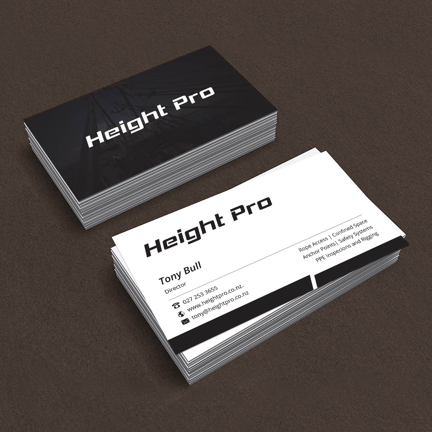Business Card Design by Creative Jiniya for Height Pro Ltd | Design #18280938