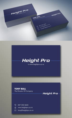 Visitenkarten-Design von creativespace.world für Height Pro Ltd | Design: #18293897