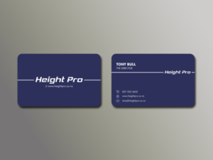 Business Card Design by creativespace.world for Height Pro Ltd | Design: #18359180