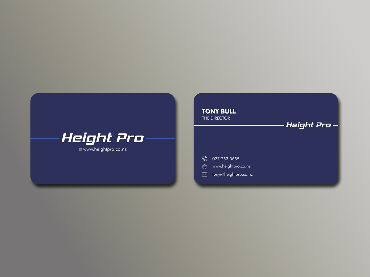 Design de Carte de Visite par creativespace.world pour Height Pro Ltd | Design #18359181