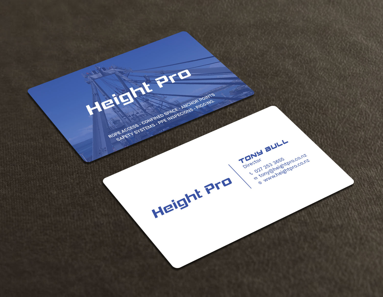Business Card Design by Tripti Ranjan Gain for Height Pro Ltd | Design #18295484