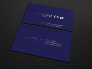Visitenkarten-Design von Tripti Ranjan Gain für Height Pro Ltd | Design: #18295493