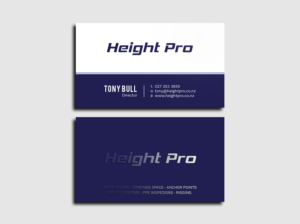 Visitenkarten-Design von Tripti Ranjan Gain für Height Pro Ltd | Design: #18295497