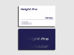 Business Card Design by Tripti Ranjan Gain for Height Pro Ltd | Design: #18295498