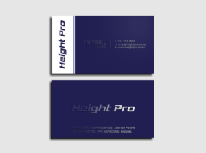 Business Card Design by Tripti Ranjan Gain for Height Pro Ltd | Design: #18295499